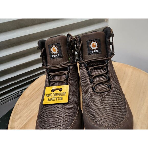 Carhartt Force 6" Work Boots – Men’s 9 Wide | Waterproof | Nano Composite Toe - Picture 4 of 11